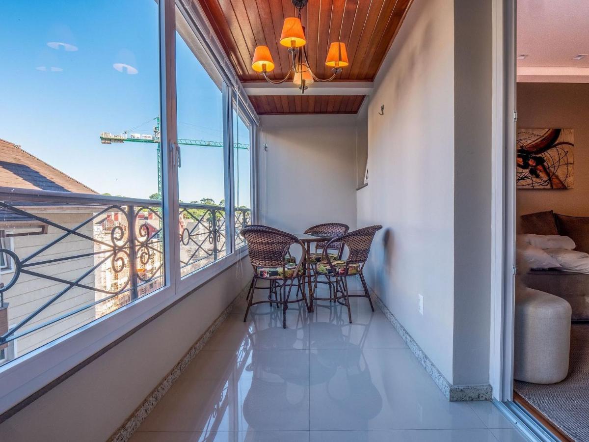 Ferienwohnung Flores Da Montanha 204C - Apto Borges De Medeiros Gramado 600 Metros Rua Coberta Exterior foto
